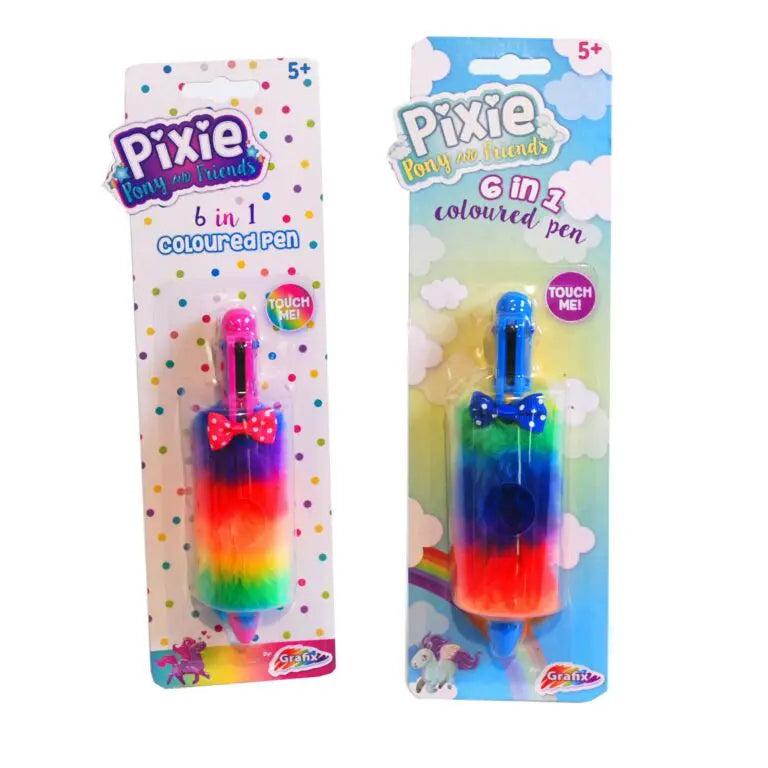 Pixie Pony 6-i-1 flerfärgspenna